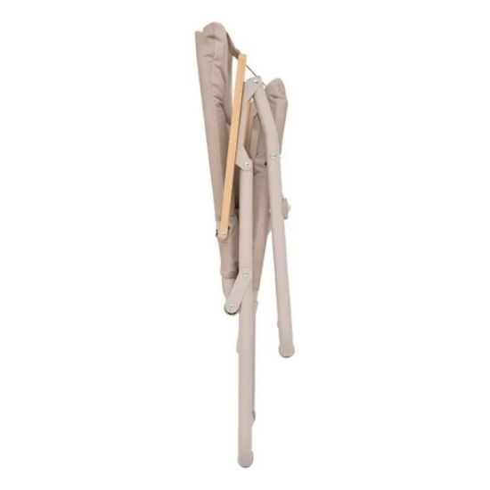 STOLICA ZA KAMPOVANJE SKLOPIVA V91 CM POLIESTER ČELIK BEŽ FIVE