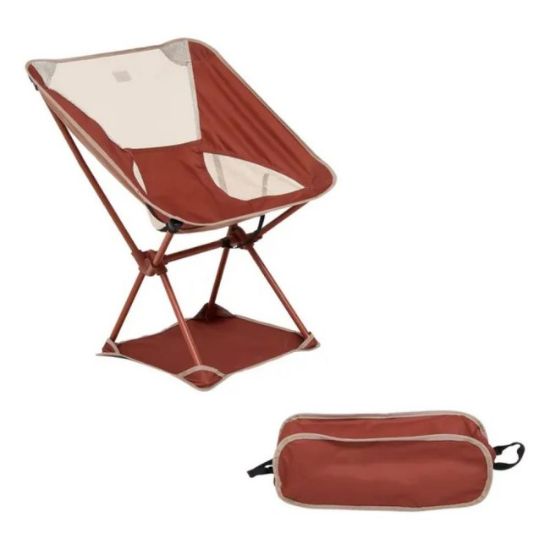 STOLICA ZA KAMPOVANJE SKLOPIVA TERRA V53 CM POLIESTER ČELIK CRVENA FIVE