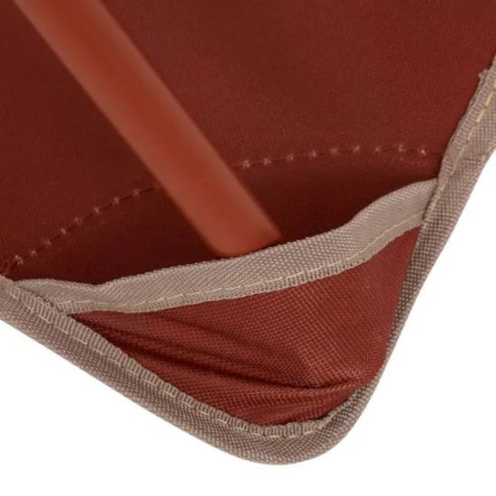 STOLICA ZA KAMPOVANJE SKLOPIVA TERRA V53 CM POLIESTER ČELIK CRVENA FIVE