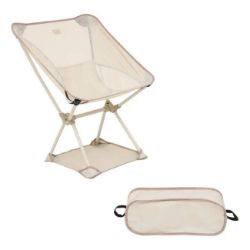 STOLICA ZA KAMPOVANJE SKLOPIVA ARGI V53 CM POLIESTER ČELIK BEŽ FIVE