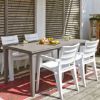 STOLICA IBIZA PVC 62X62X83 BELA - 3