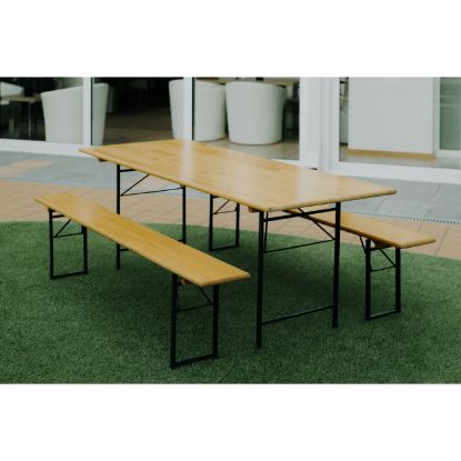 Slika PIVSKI STO + 2 KLUPE 200x80:)
