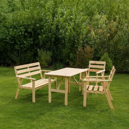 Slika BAŠTENSKI SET "NORDIC" 2STOLICE+STO+KLUPA :)