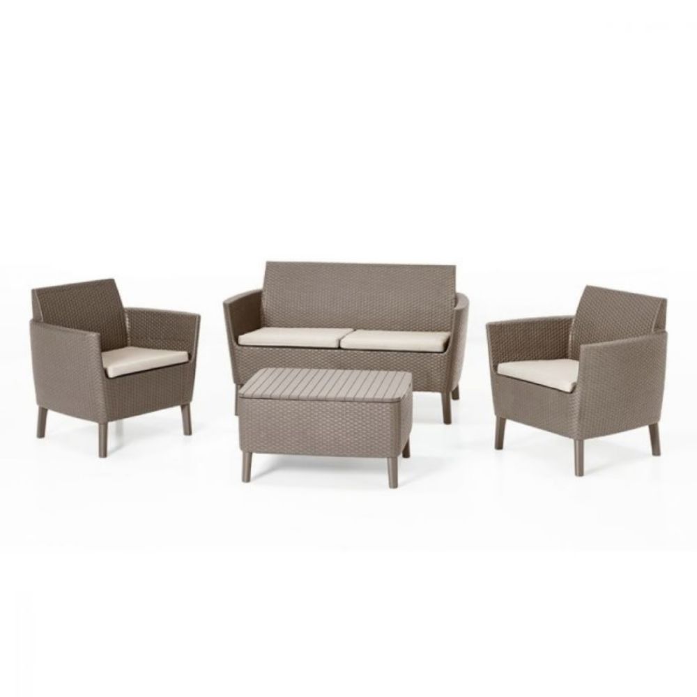 SET Salemo  STO/DVE STOLICE/SOFA CAPPUCCINO