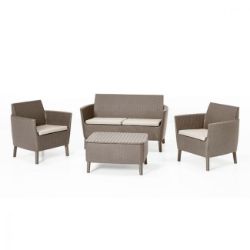 SET Salemo  STO/DVE STOLICE/SOFA CAPPUCCINO