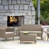 SET Salemo  STO/DVE STOLICE/SOFA CAPPUCCINO - 5