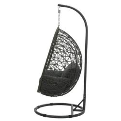 Slika LJULJAŠKA-STOLICA MANJA 100cm SVETLO SIVI JASTUK