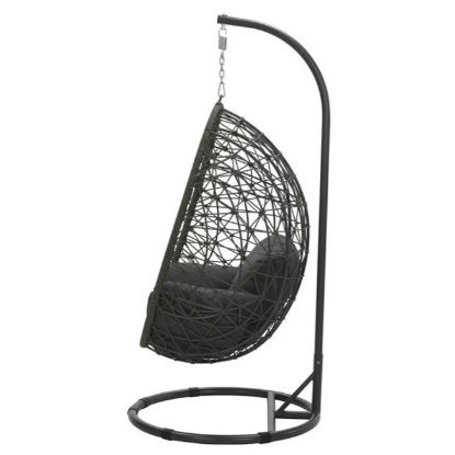 Slika LJULJAŠKA-STOLICA MANJA 100cm SVETLO SIVI JASTUK