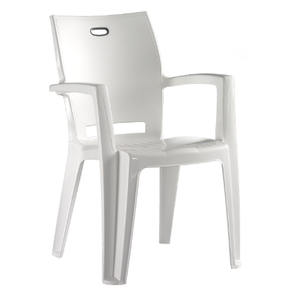 STOLICA DENVER COMFORT BELA 46x58x90cm
