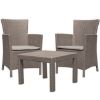 SET Rosario balcony STO/DVE STOLICE CAPPUCCINO - 1