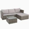 SET BROOKLYN SOFA UGAONA 194X128X62CM + STO 58X58X32CM - 6