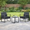 SET OLBIA 2 STOLICE 59X58X74CM + STO 40X40X41,5CM - 1
