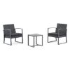 SET OLBIA 2 STOLICE 59X58X74CM + STO 40X40X41,5CM - 2
