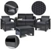 SET CORFU  STO/DVE FOTELJE/SOFA SIVI - 2