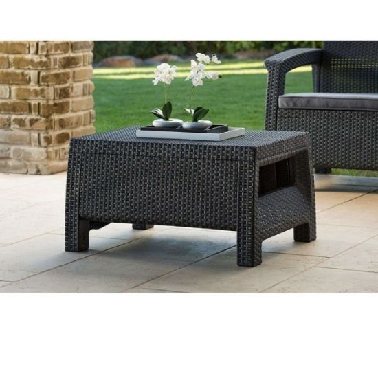 SET CORFU  STO/DVE FOTELJE/SOFA SIVI