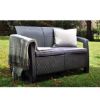 SET CORFU  STO/DVE FOTELJE/SOFA SIVI - 5