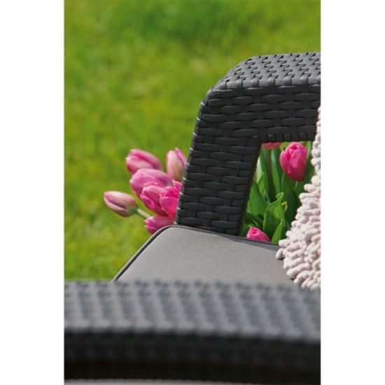 SET CORFU  STO/DVE FOTELJE/SOFA SIVI