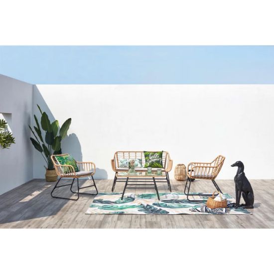 SET "SUNSET" PLETENI FOTELJE+SOFA+STO