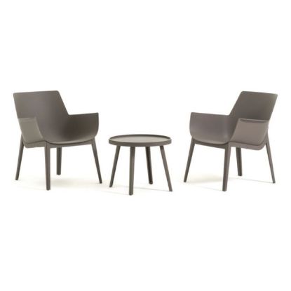 SET BAŠTENSKI QUEEN TAUPE STO+2 STOLICE