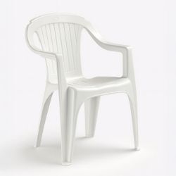 STOLICA VERONA NISKI NASLON BELA