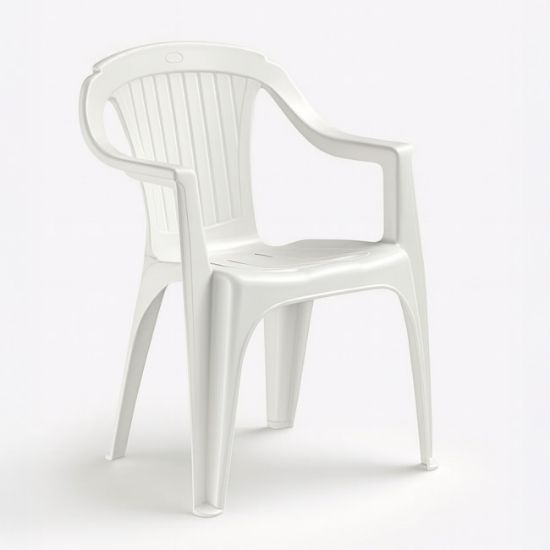 STOLICA VERONA NISKI NASLON BELA