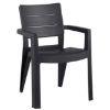 STOLICA IBIZA PVC 62X62X83 SIVA - 1