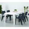 STOLICA IBIZA PVC 62X62X83 SIVA - 2
