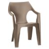 STOLICA DANTE PVC NISKI NASLON 57X57X79 CAPPUCCINO - 1