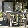 STOLICA DANTE PVC NISKI NASLON 57X57X79 CAPPUCCINO - 4