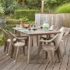 STOLICA DANTE PVC NISKI NASLON 57X57X79 CAPPUCCINO - 6