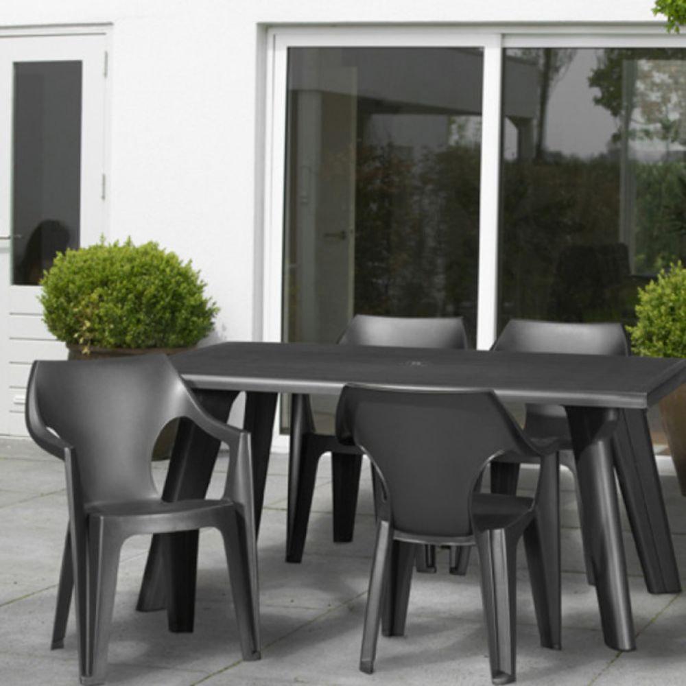 STOLICA DANTE PVC NISKI  NASLON 57X57X79 SIVA
