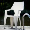 STOLICA DANTE PVC NISKI NASLON 57X57X79 BELA - 4