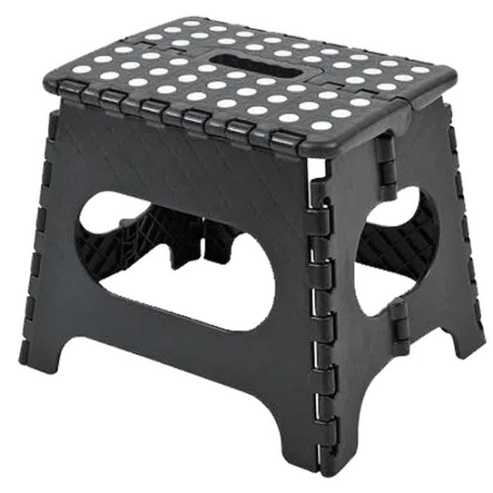 STOLIČICA SKLOPIVA PVC SIVA Š35xD28.5xV22CM