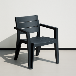 STOLICA JULIE SIVA 61.5x58x5x79cm