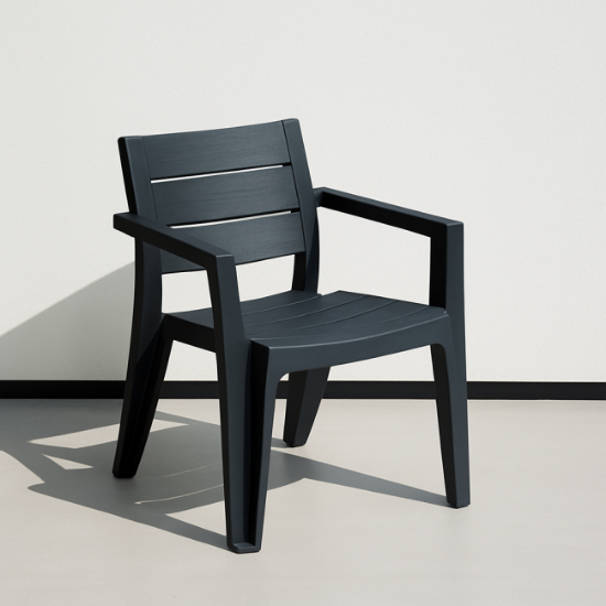 STOLICA JULIE SIVA 61.5x58x5x79cm