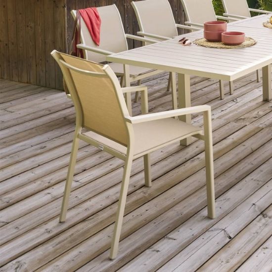 STOLICA BAŠTENSKA ESSENTIA ALUMINIJUM BEŽ HESPERIDE