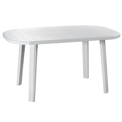 STO OVALNI SALOMONE 135X84X73cm BELI :)le