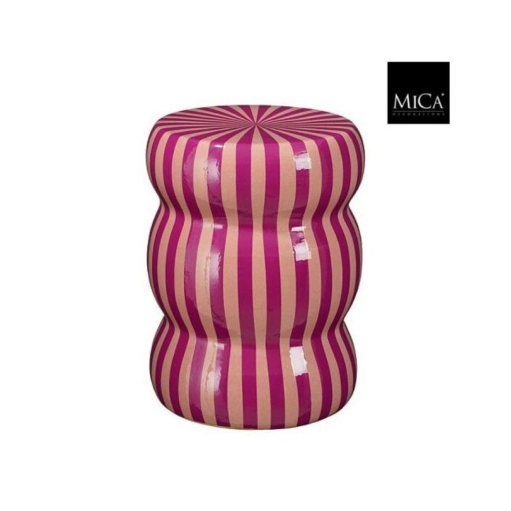 STOČIĆ POMOĆNI KERAMIČKI ROZE - h44xd32cm