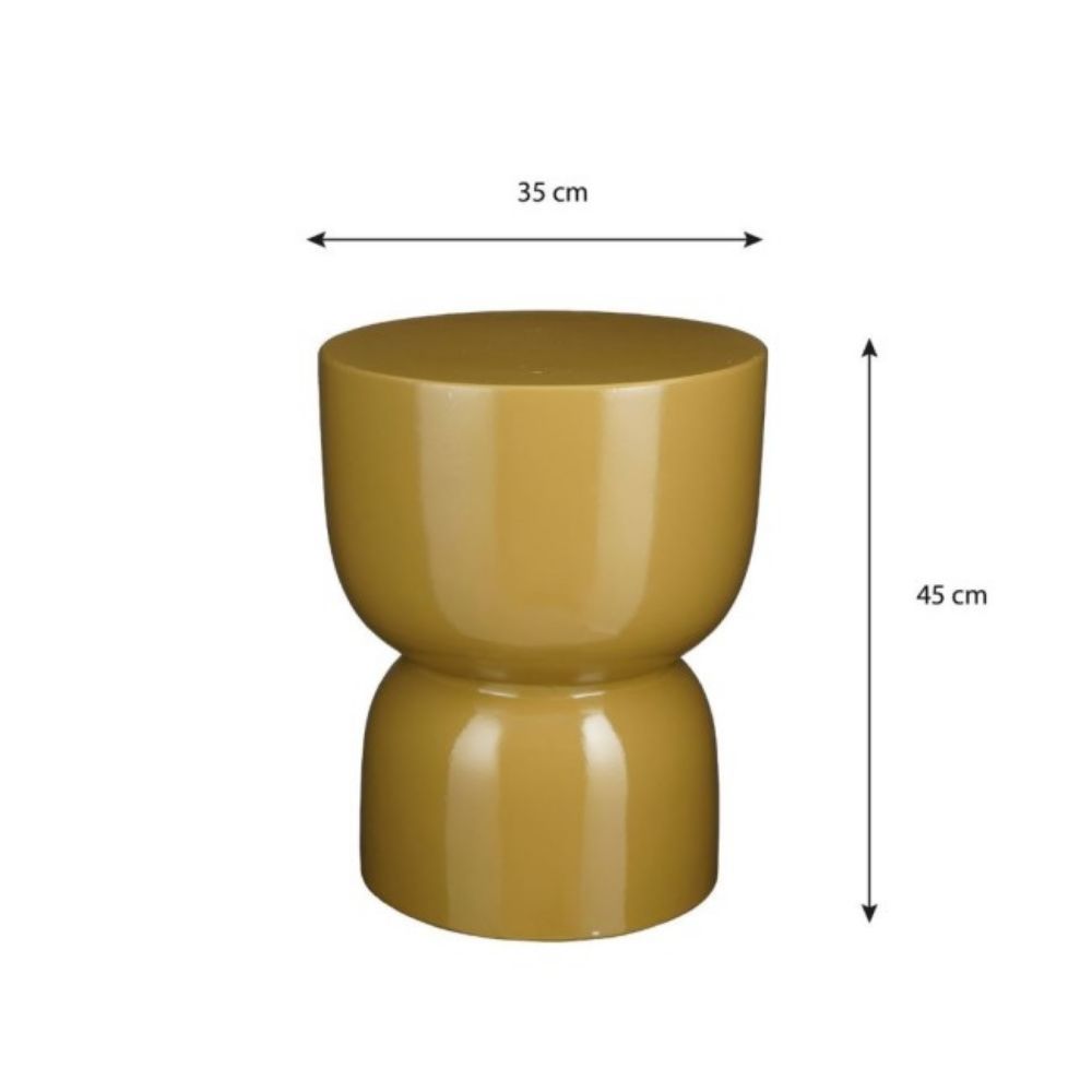 STOČIĆ POMOĆNI KERAMIČKI ŽUTI- h45xd35cm