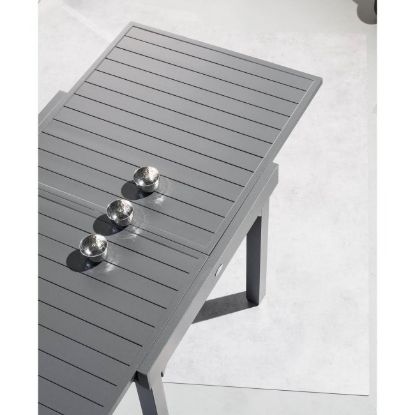 STO BAŠTENSKI RASKLOPIVI PIAZZA 8S ALUMINIJUM SIVA HESPERIDE