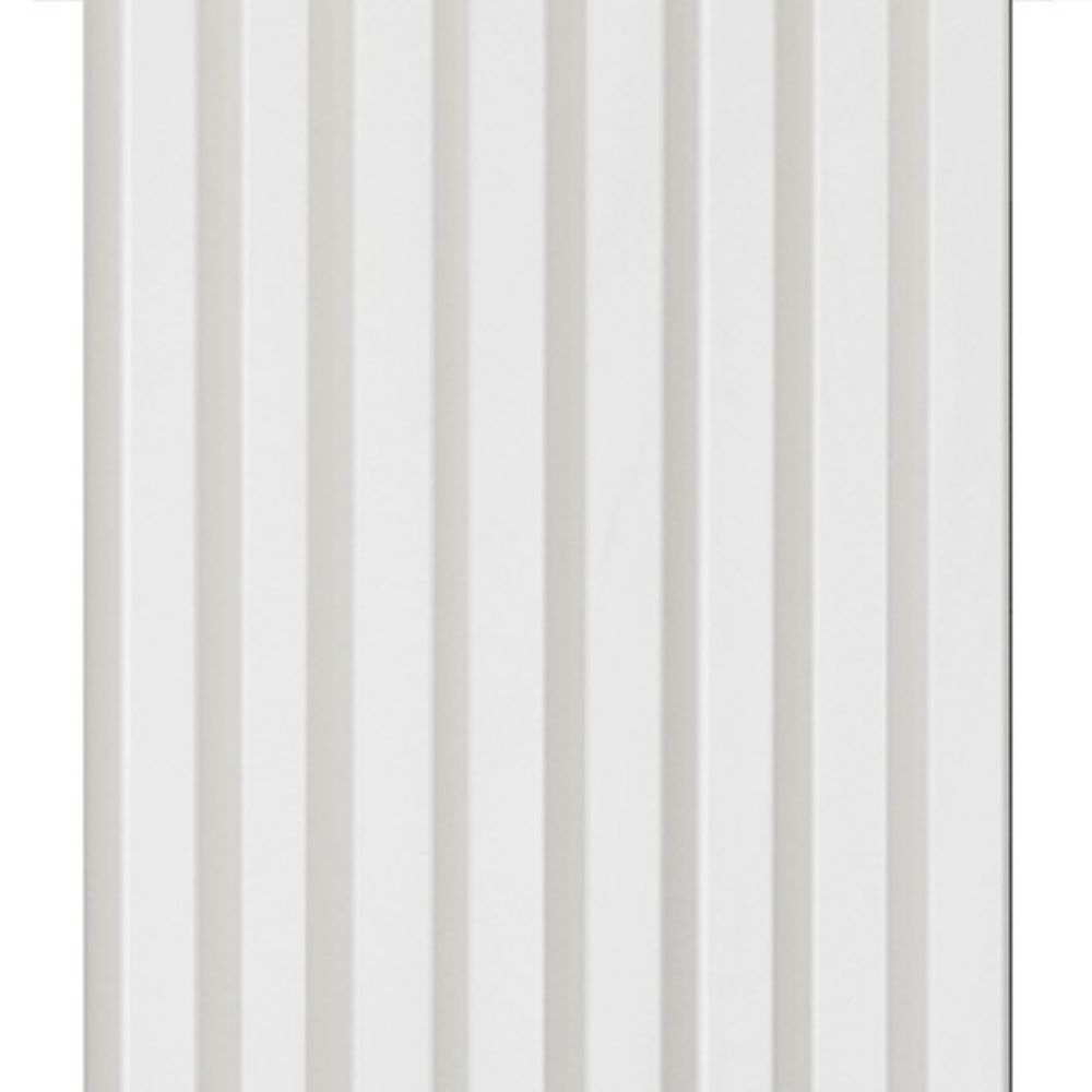 PANEL ZIDNA DEKORACIJA 1.25X30cm-2kom.BELA 0.72m2-PAKOVANJE