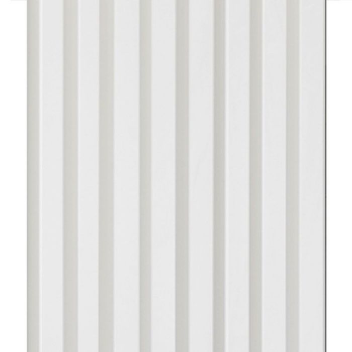 PANEL ZIDNA DEKORACIJA 1.25X30cm-2kom.BELA 0.72m2-PAKOVANJE