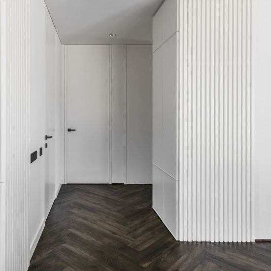 PANEL ZIDNA DEKORACIJA 1.25X30cm-2kom.BELA 0.72m2-PAKOVANJE