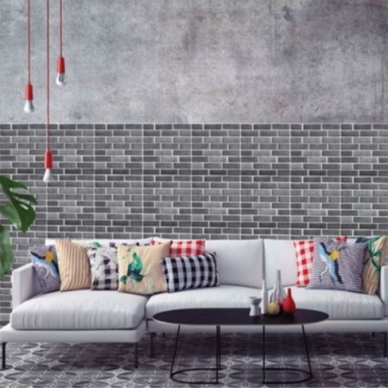 PANEL PVC DEKORATIVNI T SIVI 2700X1220X3mm RELJEFNI
