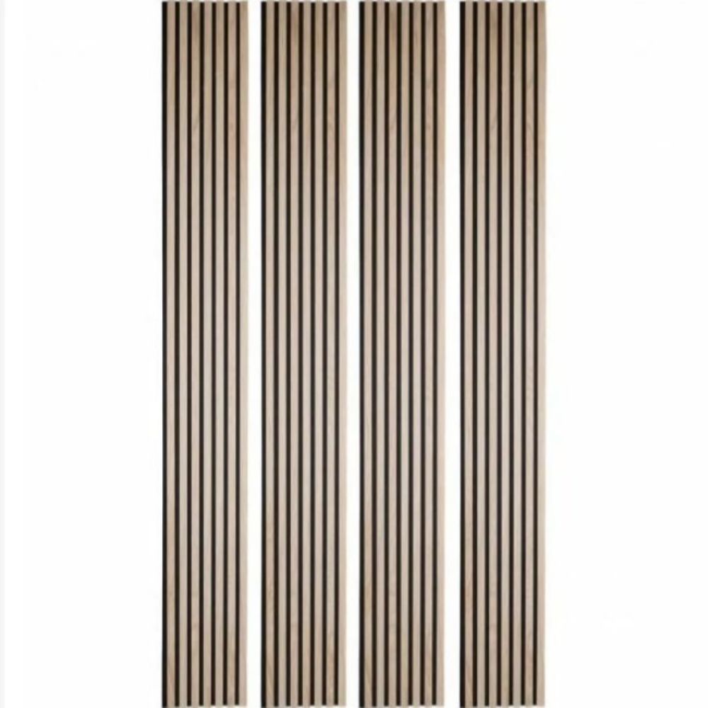 PANEL ZIDNA DEKORACIJA 2.6X0.3-2 KOM,HRAST NATURAL,1.56m2