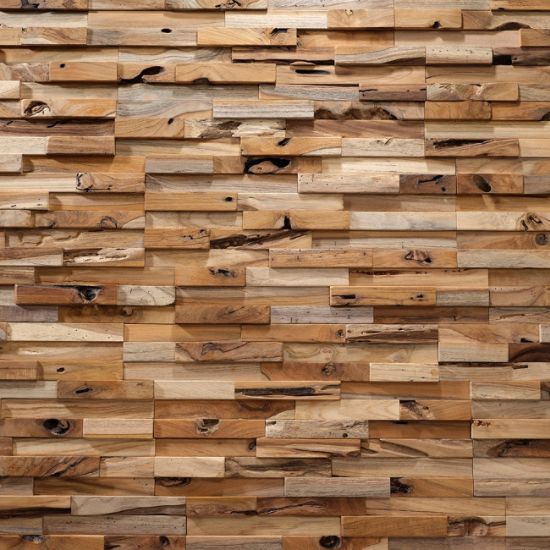 PANEL ZIDNI DEKOR FOREST COLORADO TIK,495X180X10-20mm,5kom,0.45m2