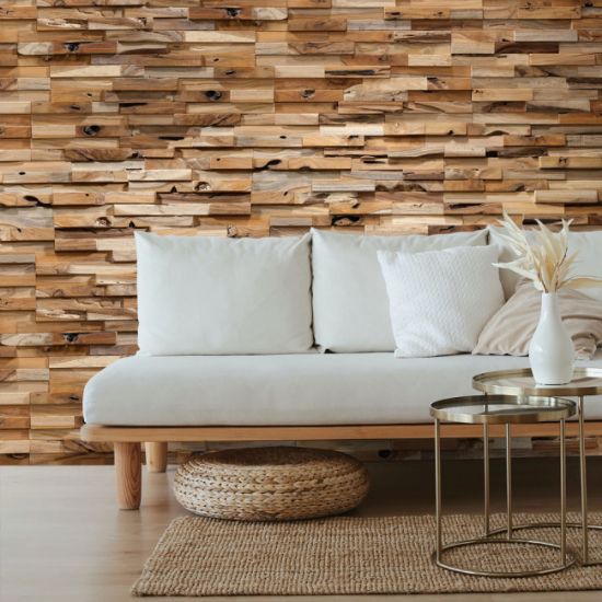 PANEL ZIDNI DEKOR FOREST COLORADO TIK,495X180X10-20mm,5kom,0.45m2