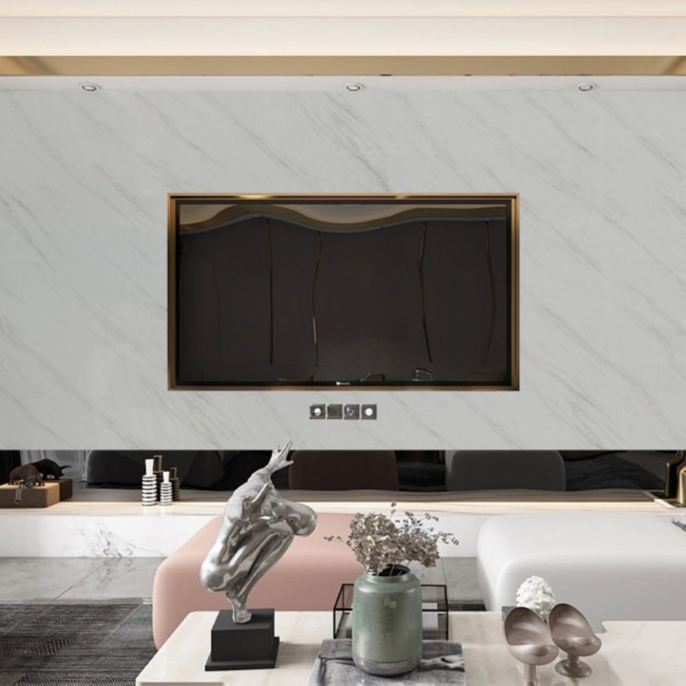 PANEL  PVC DEKORATIVNI 2700X1220X3mm MERMER BELI