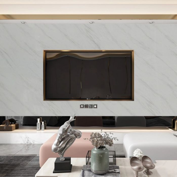 PANEL  PVC DEKORATIVNI 2700X1220X3mm MERMER BELI