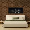 PANEL ROMB DEZEN TAMNI DEKOR 602x525x19mm AKU012 - 1